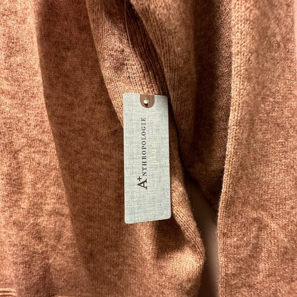 Anthropologie Plus Beige Sweater, Size 1X - NWT - Picture 4 of 5